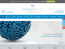 Tablet Screenshot of morganhemp.co.uk